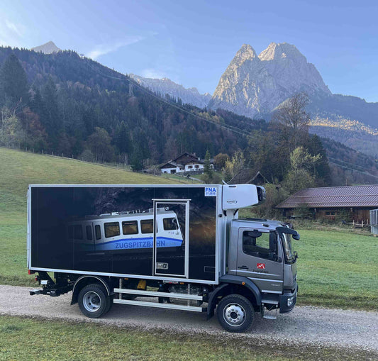 Neues Kühlfahrzeug für die Bayerische Zugspitzbahn