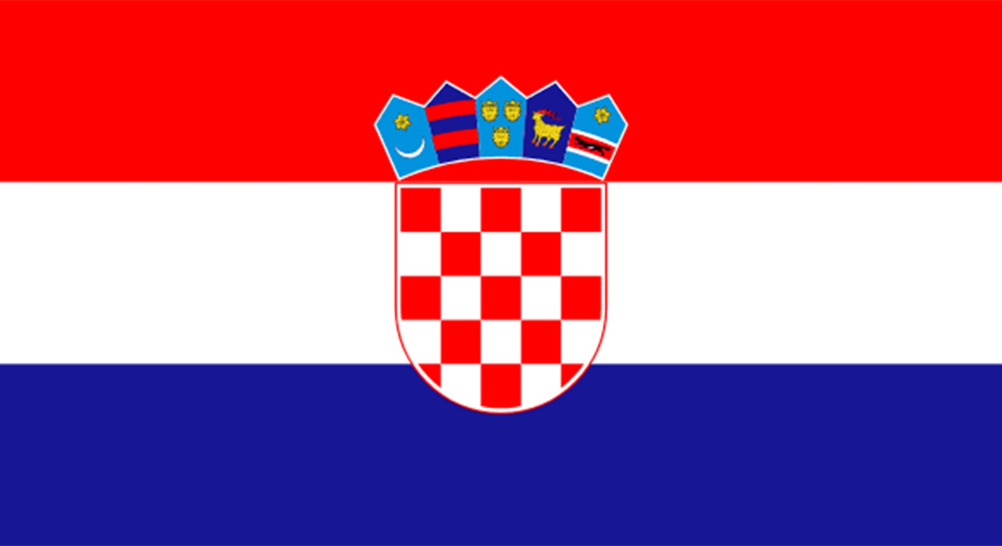 Flagge Kroatien für Kiesling in Hrvatska