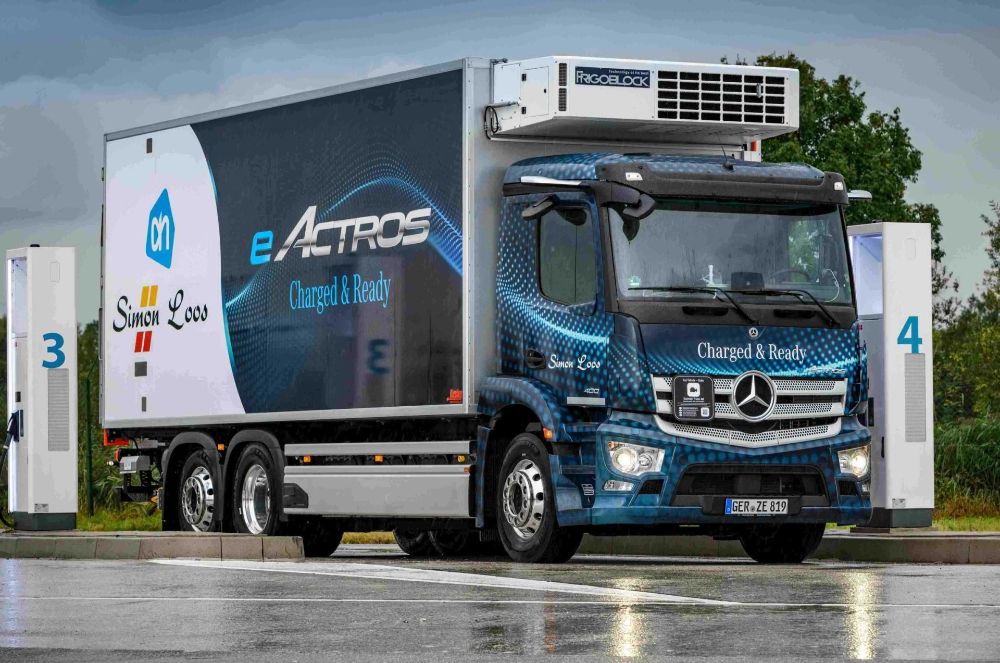 E- Actros refrigerated vehicle